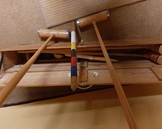 One of the coolest croquet sets I have seen!