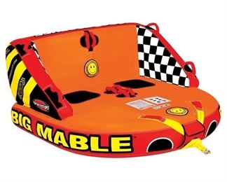 Big Mable pull behind a boat