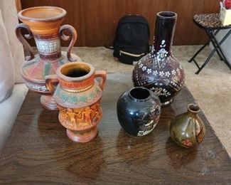 USA pottery vases and more