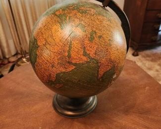 Antique glass globe light
