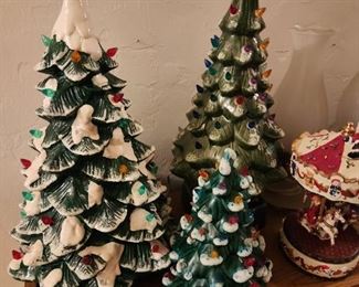 Ceramic Christmas trees