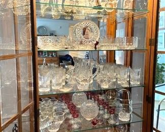 Selection of Orrefors, Waterford, German and other Crystal