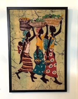 Cloth Painted Wall Hanging