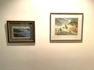 Watercolors Left by D. N. Lund; Right by P. Wallace 