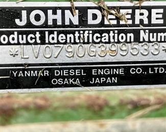 John Deere 790 4x4 Front Loader. 732 Hours. Great Tractor!