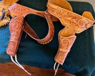 Hand Tooled Leather Gun Holsters