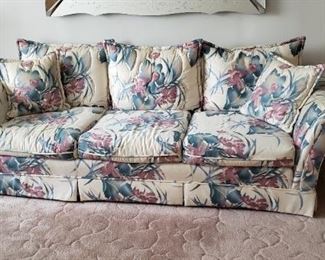 Very nice clean condition! It appears family stayed out of the living room based on the looks of the set. Very clean and in nice form meaning great cushions. Couch measures approx: 96"W x 36"D Loveseat: 6'W x 36"D. WAS Asking $495 NOW $350 obo for the set. Will consider separating.