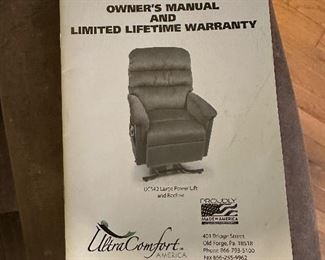 Ultra Comfort Lift & Recline chair 