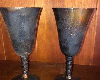 FAMILY PAIR OF SILVER WINES