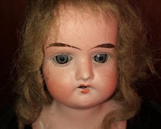 German Signed Porcelain Head