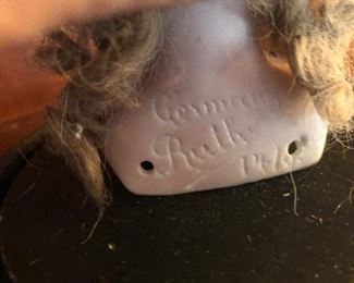 German Signed Porcelain Head