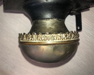 RARE ANTIQUE COACH LAMP FOR MOTOR VEHICLE