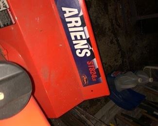 NEWER HEAVY DUTY SNOW BLOWER BUT NOT AT OUR ESTATE SALE BUILDING AND CAN BE SEEN BY APPOINTMENT ONLY