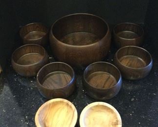 Heirloom Oak Salad Set