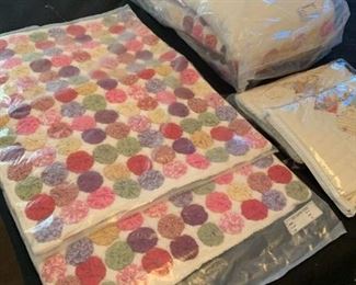 InPackage Queen Sized Quilt, Pillow Cases, And Shams