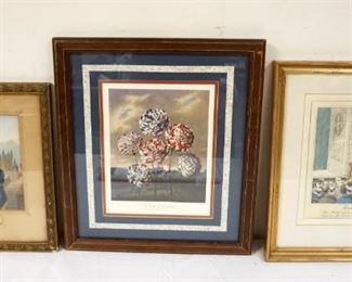 1102	LOT OF 3 FRAMED ANTIQUE ENGRAVINGS, LARGEST APPROXIMATELY 16 IN X 19 IN
