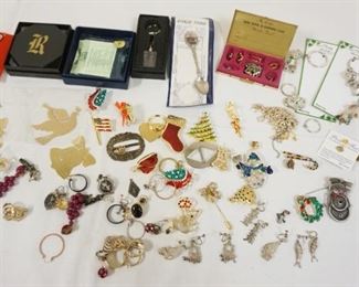 1114	LOT OF ASSORTED COSTUME JEWELRY & RELATED
