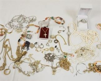 1115	LOT OF ASSORTED COSTUME JEWELRY & RELATED
