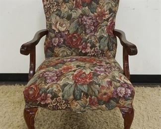 1200	FLORAL UPHOLSTERED ARM CHAIR

