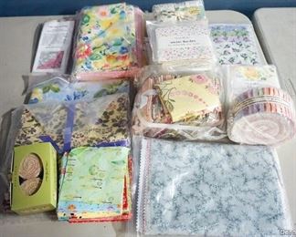 1307	QUILT KITS AND PRE CUT SQUARES FOR QUILTING
