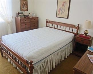 Another queen bed and furniture