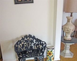 Cast iron chair 