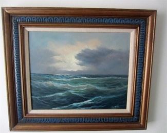 Signed oil painting