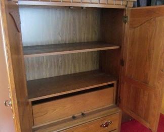 Interior of large chest