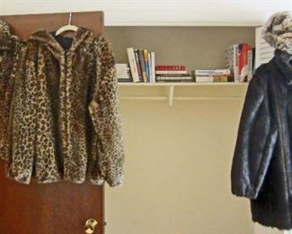 Faux fur coats