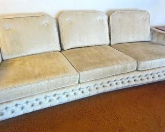 MCM or Hollywood Regency long sofa design by Norman Fox MacGregor