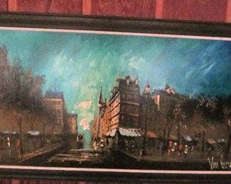 One of three MCM Vanguard Studios paintings