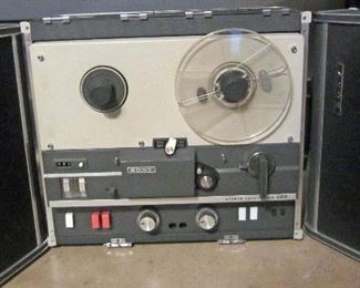 Well kept Sony 500  reel-to-reel tape deck ...tapes for sale as well