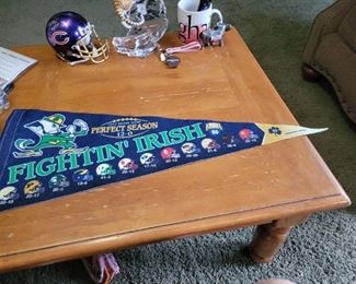 2012 Notre Dame Pennant $8