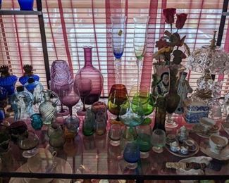 Colored glassware