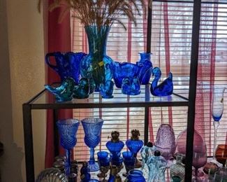 Cobalt blue glass 