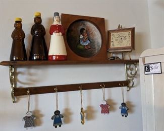 Shelf with Black Americana