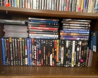 DVD, CD'S COLLECTION VAST ARRAY OF MOVIES 