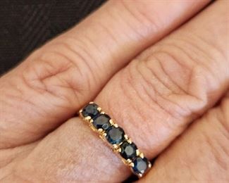 Sapphire & Gold Ring 