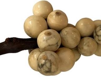 Alabaster Grape Decor