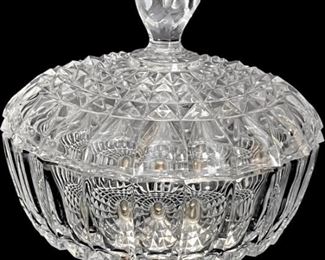 Crystal Lidded Candy Dish