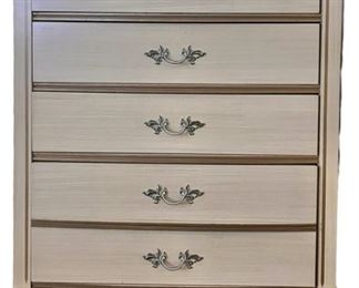 Ivory French Provincial Chest