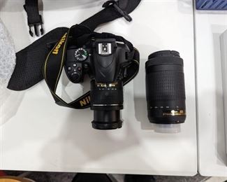 Nikon Camera and Additional Lens