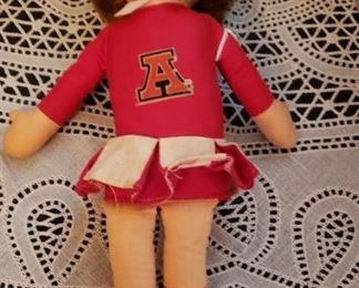 Arkansas vintage cheerleader doll
