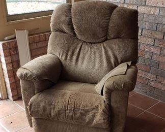 Recliner in beige