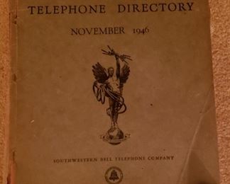 1946 Little Rock phone directory