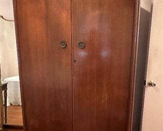 Vintage oversized armoire 