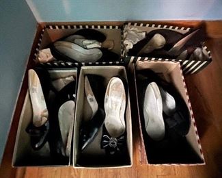 Vintage shoes in original boxes