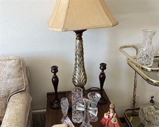 Table lamp and decor