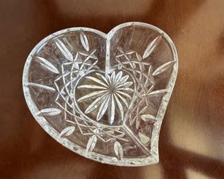 Waterford crystal heart dish
