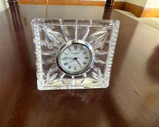 Waterford crystal clock